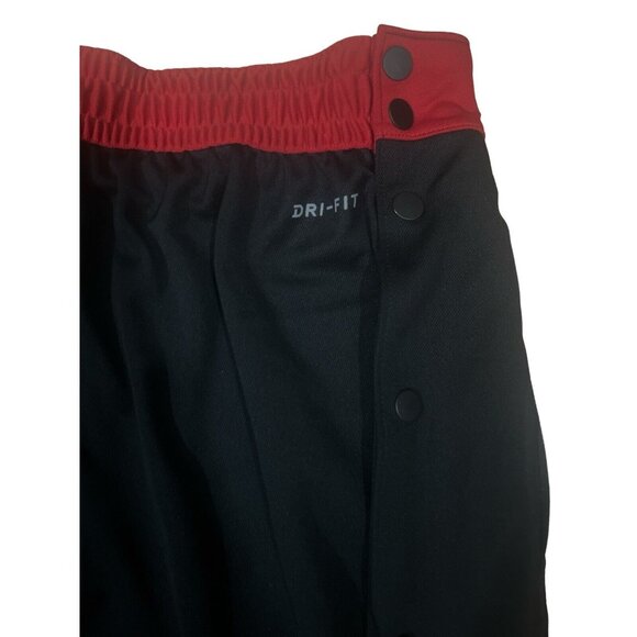 Air Jordan 11 Tear Away Basketball Pants Men LARGE Black Red AH1551 011 - Picture 7 of 7